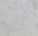 ECT Carrara (510mm Depth) Curved Silica Free Stone Flat Vanity Top - Various Sizes