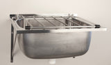 Cleaner Stainless Steel Wall Hung Basin - 515x460mm