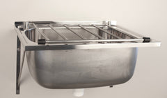 Cleaner Stainless Steel Wall Hung Basin - 515x460mm