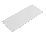 Aulic Pure White Silica-Free 25mm thick Solid Surface Flat Vanity Top - Various Sizes