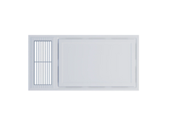 Exhaust Fan/Light/Heater 3-in-1 Bathroom Heater (Enhance Performance) with Air heating