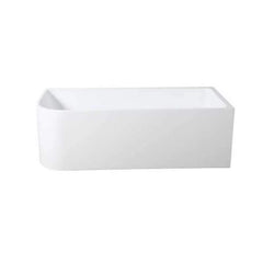 Matte White Right Hand Corner Freestanding Bath 1500 / 1700mm - Matte White