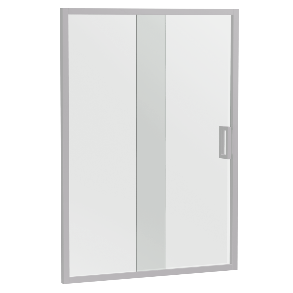 SS30 6mm Full Framed Wall-to-Wall Sliding Shower Screen – 900–2000mm, 1950mm High, Chrome or Matt Black
