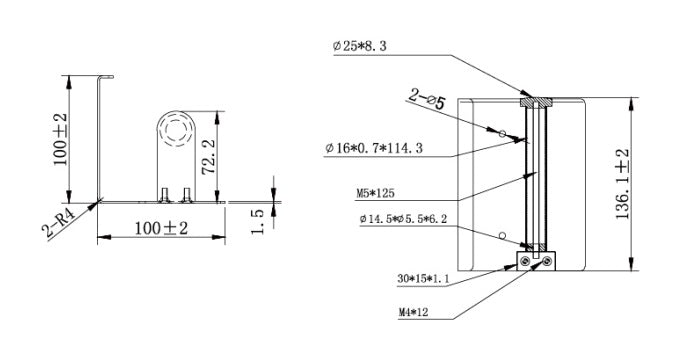 Care Toilet Roll Holder - Stainless Steel