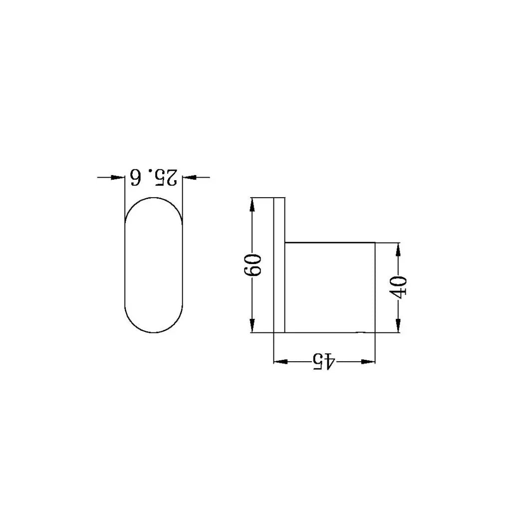 Bianca Single Robe Hook - Various Colours