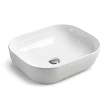 Elcat Rectangle Above Counter Ceramic Basin 505x405mm - Various Colours