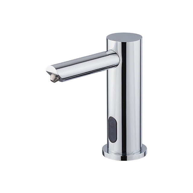 Gentec STS1020 Brass Hob Mounted Electronic Soap Dispenser w/ Infrared Sensor Mains Powered