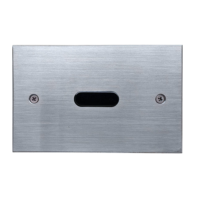 Gentec STS3500BM Zero Lead Stainless Steel 304 Wall Mounted Electronic Sensor Plate w/ No Spout Infrared Sensor Battery & Mains Powered