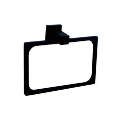 Black Square Hand Towel Ring (TP24033K) - Stock Clearance
