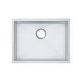 Single Bowl Drop in/Undermount Kitchen Sink 600x450mm - Various Colours