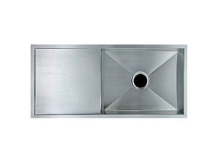 Single Bowl with Drainer Topmount/Undermount Kitchen Sink 960x450mm - Various Colours