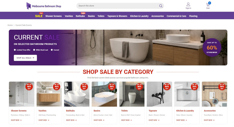 BATHROOM DEALS MELBOURNE