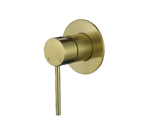 Brushed Gold Shower Mixers