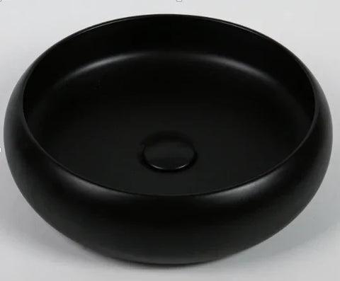 Dune Round Above Counter Ceramic Basin 400x400mm - Various Colours