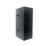 10mm Square Wall Bracket - Matt Black