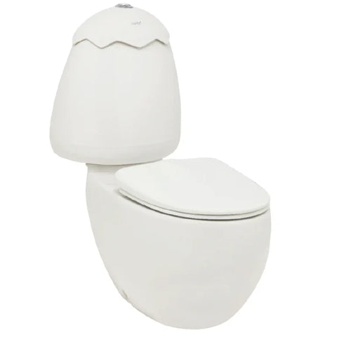 Johnson Suisse Egg Junior Back To Wall Suite with Soft Close Seat - Various Colours Cistern Lid