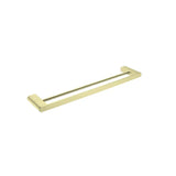 ECCO Brushed Gold Double Towel Rail 600mm