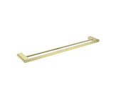 ECCO Brushed Gold Double Towel Rail 800mm
