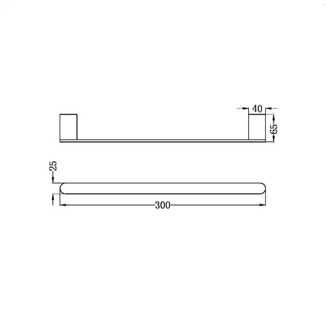 Bianca Hand Towel Rail - Various Colours