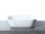 024MBS Gloss White Ceramic Basin 455x320x135mm - Melbourne Bathroom