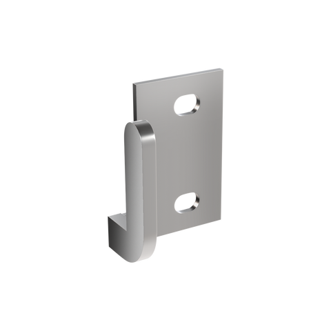 103 Right Hand Lift Off Staple in Satin Chrome Plate - 103_RH_STAPLE_SCP