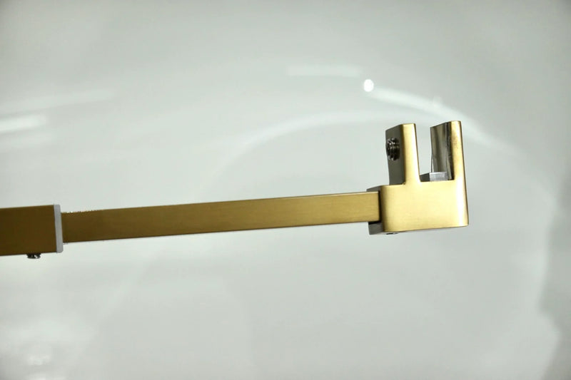 Brushed Gold SS21 Shower Screen 0tabiliser Support Bar 800-1080mm
