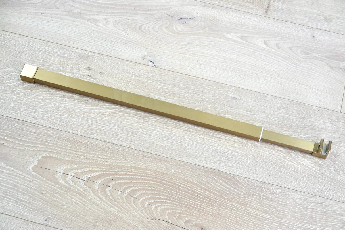 Brushed Gold SS21 Shower Screen 0tabiliser Support Bar 800-1080mm
