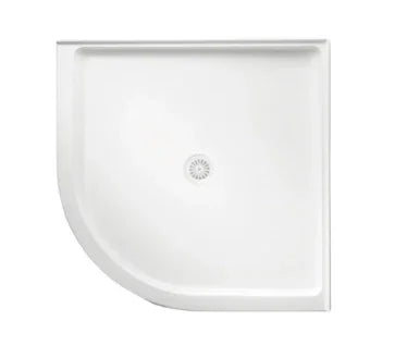 Marbletrend Flinders Curved Polymarble Shower Base (Australian Made) - Various Sizes