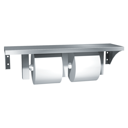 TOILET PAPER DISPENSER, SHELF – SURFACE MOUNTED (10-0697-GAL)