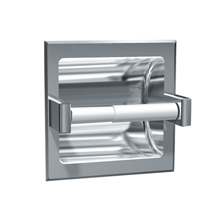 TOILET PAPER DISPENSER, SINGLE – RECESSED (10-7402) - 10-7402-SD