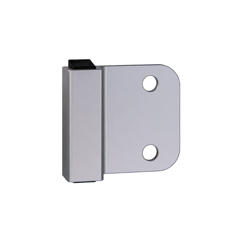 101R Round Edge Door Bumper Visual Fix in Satin Chrome Plate - 101R_BUMP_SCP