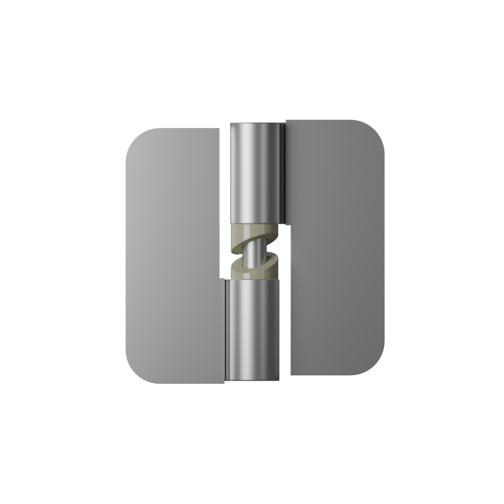 106C Gravity Hinge in Satin Chrome Plate - 106C_LHHO_SCP (Left Hand; Hold Open)