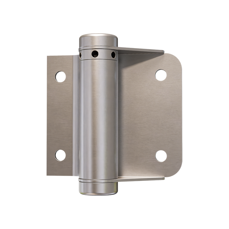 109B Spring Hinge Visible Fix in Satin Chrome Plate - 109B_HO_SCP