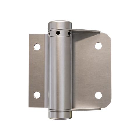 109B Spring Hinge Visible Fix in Satin Chrome Plate - 109B_HC_SCP
