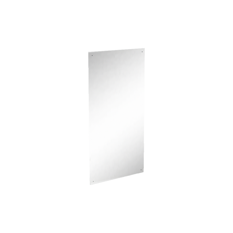 950mmH x 500mmW Polished Stainless Steel Mirror - ML777