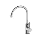 York Kitchen / Laundry Sink Mixer Goosneck Spout With Metal / Porcelain Lever - Various Colours