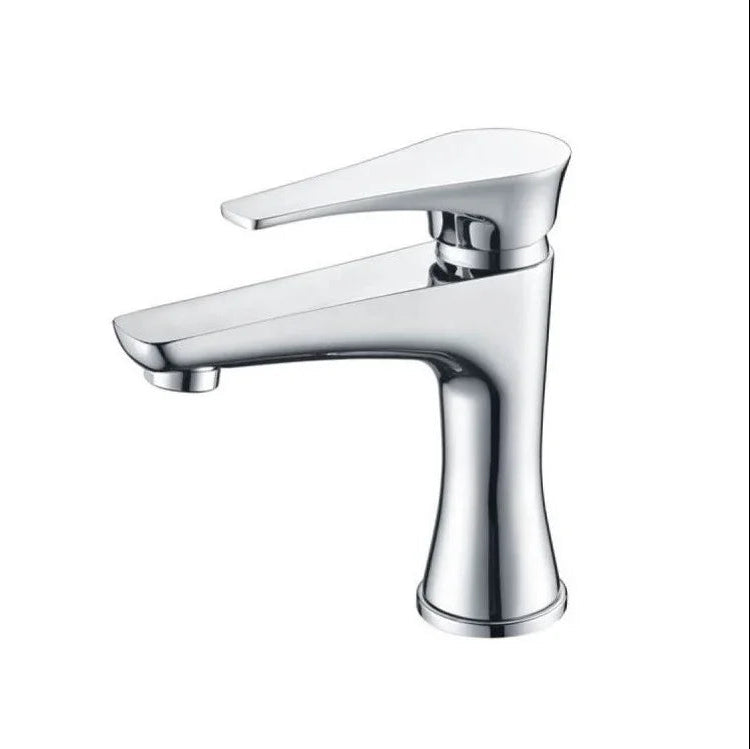BM35 Bench Mount Round Basin Mixer - Chrome