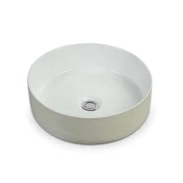 Prism Silky Textured Above Counter Basin Ceramic Basin 355x355mm