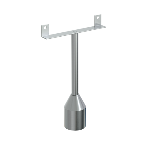 150mm Double Fix Foot Assembly in Satin Stainless Steel - 111_150LEG
