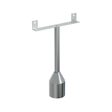 250mm Double Fix Foot Assembly in Satin Stainless Steel - 111_250LEG