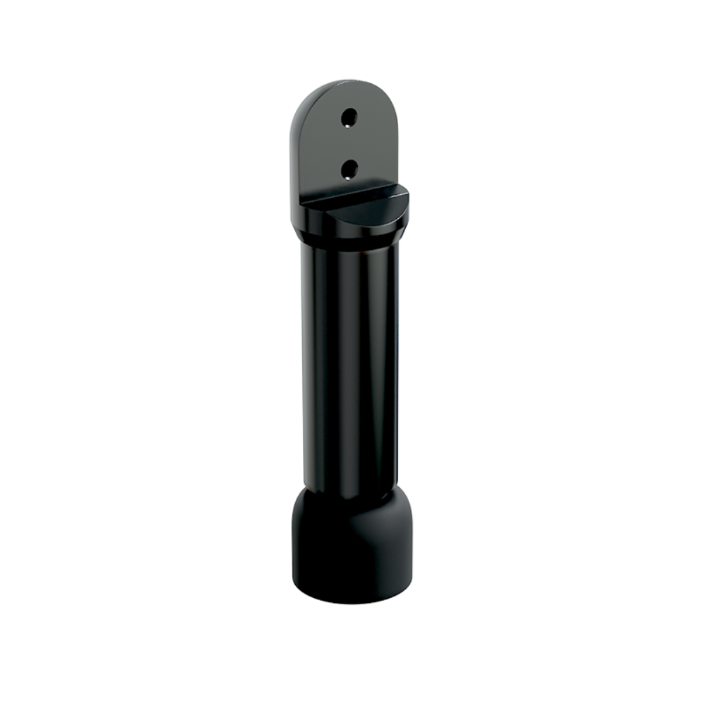 165mm Heavy Duty Aluminium Leg in Designer Black - 120ALUM_165_DESIGNER