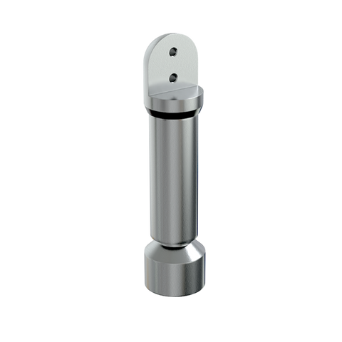 200mm Heavy Duty Full Leg in Aluminium - 120_200AB
