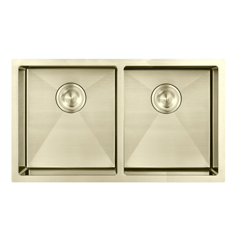 Double Bowls Sink Undermount/Top mount/Flush mount 760x450mm - Various Colours