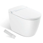 Vue inbuilt Cistern Rimless Flush Toilet Suite with Smart Remote Bidet Seat - White (4 Star)