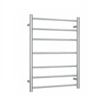 Thermogroup 12V Ladder Chrome Heated Towel Rail Round SR4412 600mm