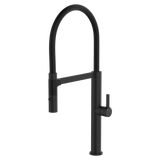 Fienza Sansa Matte Black Pull Down Sink Mixer (229109BUB) - Stock Clearance