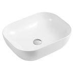 Tiva Counter Top Ceramic Basin 465x375mm - Various Colours