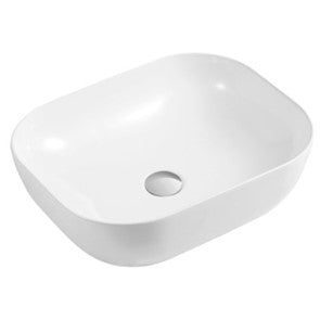 Tiva Counter Top Ceramic Basin 465x375mm - Various Colours