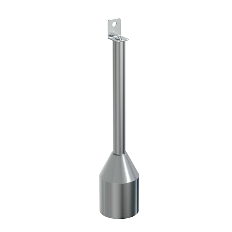 200mm Single Fix Foot Assembly in Satin Stainless Steel - 112_200LEG