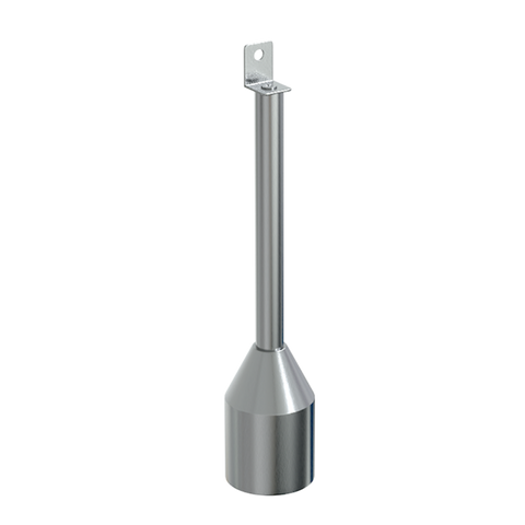 300mm Single Fix Foot Assembly in Satin Stainless Steel - 112_300LEG